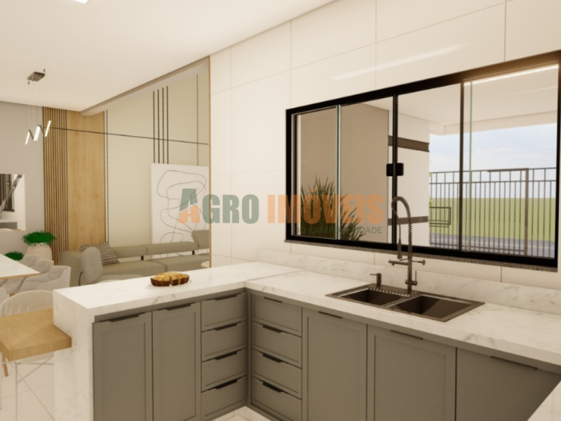 CASA NOVA À VENDA NO RESIDENCIAL ALTO DE SANTA MARIA